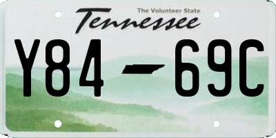 TN license plate Y8469C