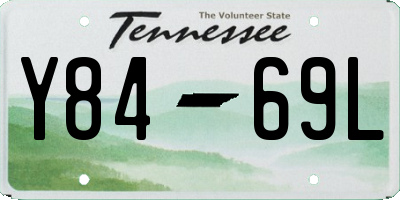 TN license plate Y8469L