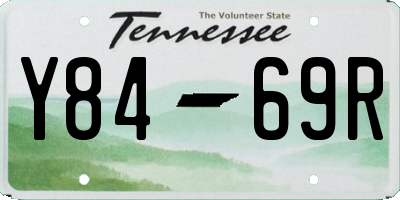 TN license plate Y8469R