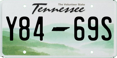 TN license plate Y8469S
