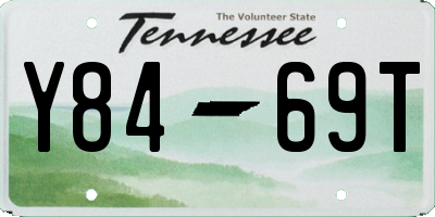 TN license plate Y8469T