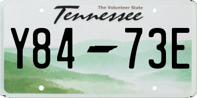 TN license plate Y8473E