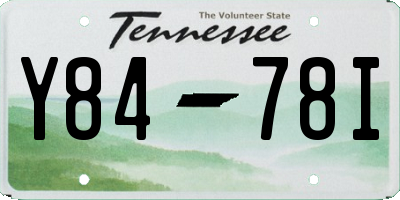 TN license plate Y8478I