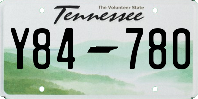 TN license plate Y8478O