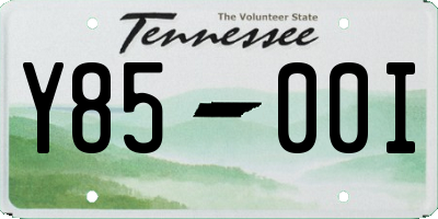 TN license plate Y8500I