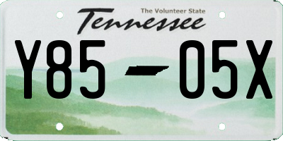 TN license plate Y8505X