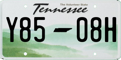 TN license plate Y8508H