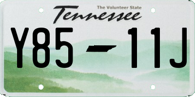 TN license plate Y8511J