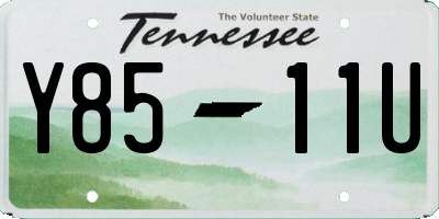 TN license plate Y8511U