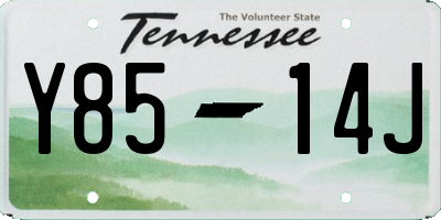 TN license plate Y8514J