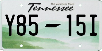 TN license plate Y8515I