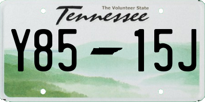 TN license plate Y8515J