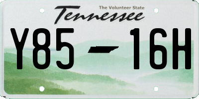 TN license plate Y8516H