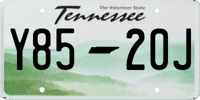 TN license plate Y8520J