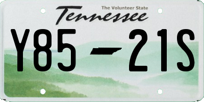 TN license plate Y8521S
