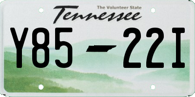 TN license plate Y8522I
