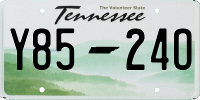 TN license plate Y8524O