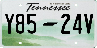 TN license plate Y8524V