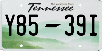 TN license plate Y8539I