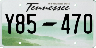 TN license plate Y8547O