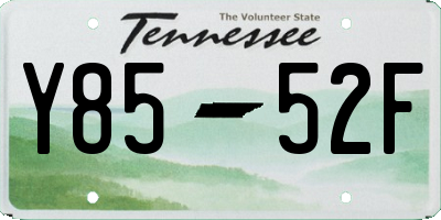 TN license plate Y8552F