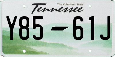 TN license plate Y8561J