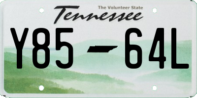 TN license plate Y8564L