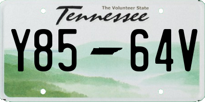 TN license plate Y8564V