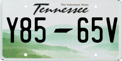 TN license plate Y8565V
