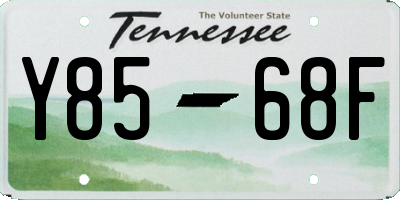 TN license plate Y8568F