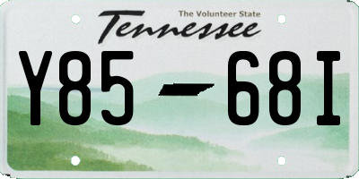 TN license plate Y8568I