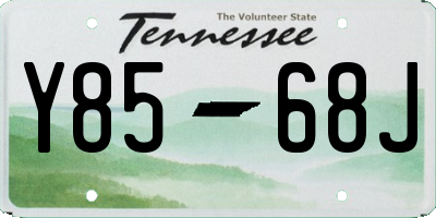 TN license plate Y8568J