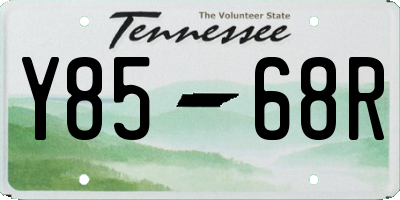 TN license plate Y8568R