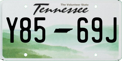 TN license plate Y8569J