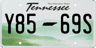 TN license plate Y8569S