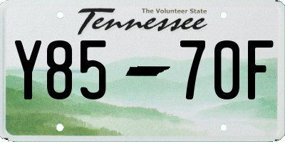 TN license plate Y8570F
