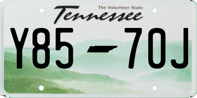 TN license plate Y8570J