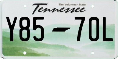 TN license plate Y8570L