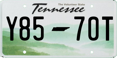 TN license plate Y8570T