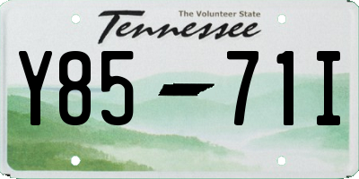 TN license plate Y8571I