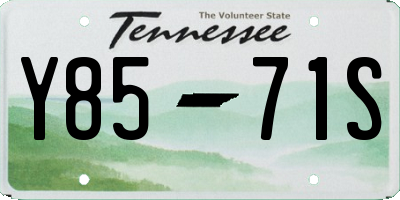 TN license plate Y8571S