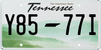 TN license plate Y8577I