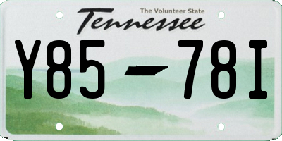 TN license plate Y8578I