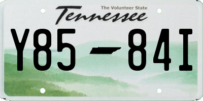 TN license plate Y8584I