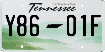 TN license plate Y8601F