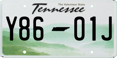 TN license plate Y8601J