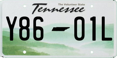 TN license plate Y8601L