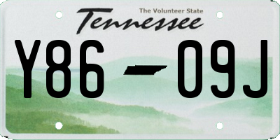TN license plate Y8609J