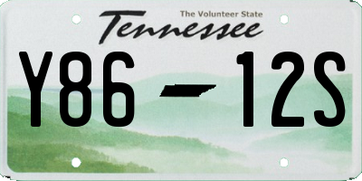 TN license plate Y8612S
