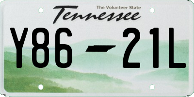 TN license plate Y8621L